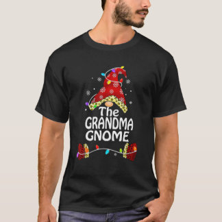 おばあちゃん格言バッファロープレイドマッチングクリスマス Tシャツ