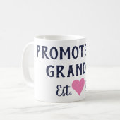 おばあちゃん海軍に昇格し、ブライトピンクマグ コーヒーマグカップ (正面左)