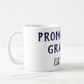 おばあちゃん海軍に昇格し、ブライトピンクマグ コーヒーマグカップ (左)