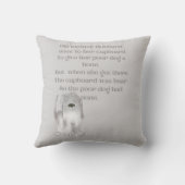 おばあちゃん灰色の漫画おもしろい クッション (裏面)