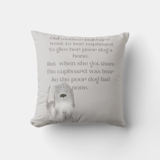 おばあちゃん灰色の漫画おもしろい クッション (正面)