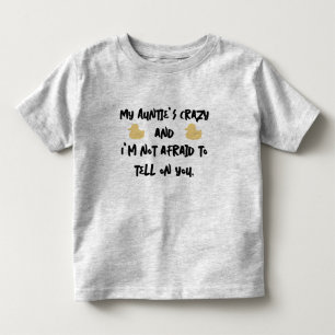 おばあちゃん熱狂する トドラーTシャツ
