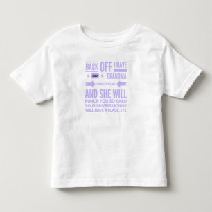 おばあちゃん熱狂する トドラーTシャツ