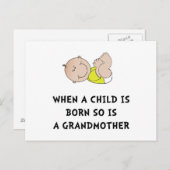 おばあちゃん生まれ ポストカード (正面/裏面)