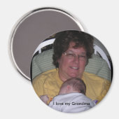 おばあちゃん磁石 マグネット (正面/裏面)