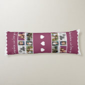 おばあちゃん私たちはあなたを愛する孫6 Photo Collage ボディピロー (裏面)