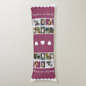 おばあちゃん私たちはあなたを愛する孫6 Photo Collage ボディピロー (正面縦)