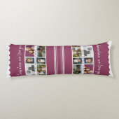 おばあちゃん私たちはあなたを愛する孫6 Photo Collage ボディピロー (裏面)