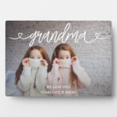 おばあちゃん私たちは写真パーソナライズされたのプラーク フォトプラーク (正面)