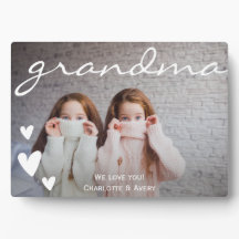 おばあちゃん私たちは写真パーソナライズされたのプラーク