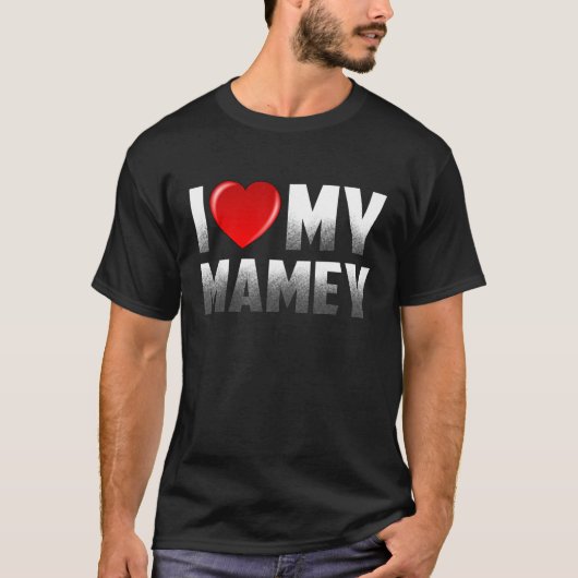 おばあちゃん私は私の母を愛する孫の母親ダ Tシャツ (正面)