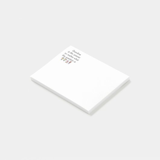 おばあちゃん答えおもしろいキッズ引用文 ポストイット (アングル)