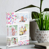 おばあちゃん素晴らしあなたはザ最高のピンクDitsyフローラ フォトブロック