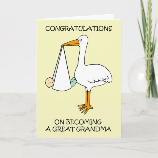 おばあちゃん素晴らしおめでとう カード (正面)