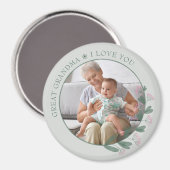 おばあちゃん素晴らしが愛する紫の山花写真集 マグネット (正面/裏面)