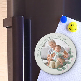 おばあちゃん素晴らしが愛する紫の山花写真集 マグネット