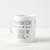 おばあちゃん素晴らしになることは私の好きなことだ コーヒーマグカップ (正面左)