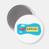 おばあちゃん素晴らしになる！ マグネット (正面/裏面)