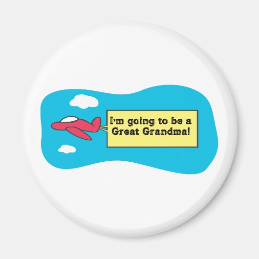 おばあちゃん素晴らしになる！ マグネット (正面)