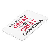 おばあちゃん素晴らしに入れ素晴らした マグネット (左側)