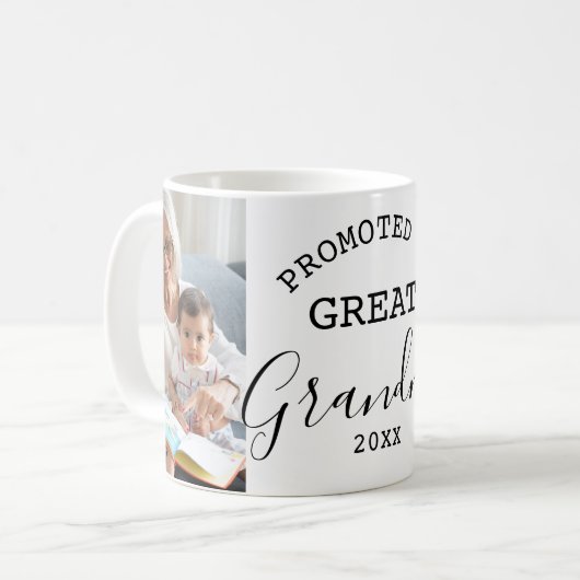 おばあちゃん素晴らしに昇格2フォトコラージュ コーヒーマグカップ (正面左)