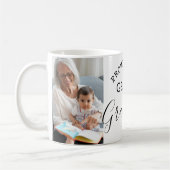 おばあちゃん素晴らしに昇格2フォトコラージュ コーヒーマグカップ (左)