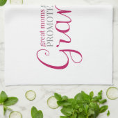 おばあちゃん素晴らしに昇進する母 キッチンタオル (折り畳み)