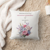 おばあちゃん素晴らしに昇進パーソナライズされた クッション (ブランケット)