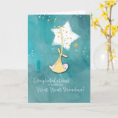 おばあちゃん素晴らしに素晴らしおめでとう カード (黄色い花)