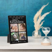 おばあちゃん素晴らしに4フォトコラージュのプラークに昇格 フォトプラーク (側面)