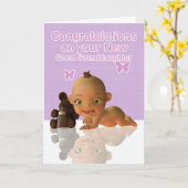 おばあちゃん素晴らしのお祝い カード (黄色い花)