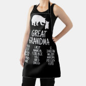 おばあちゃん素晴らしのプレゼントおばあちゃん名が付いた素朴プレゼント エプロン (インサイチュ)