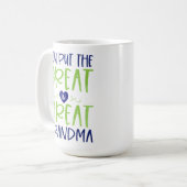 おばあちゃん素晴らしのマ素晴らしグに コーヒーマグカップ (正面左)