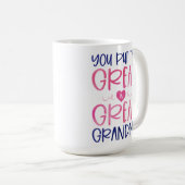 おばあちゃん素晴らしのマ素晴らしグに コーヒーマグカップ (正面右)