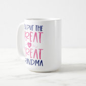 おばあちゃん素晴らしのマ素晴らしグに コーヒーマグカップ (正面左)