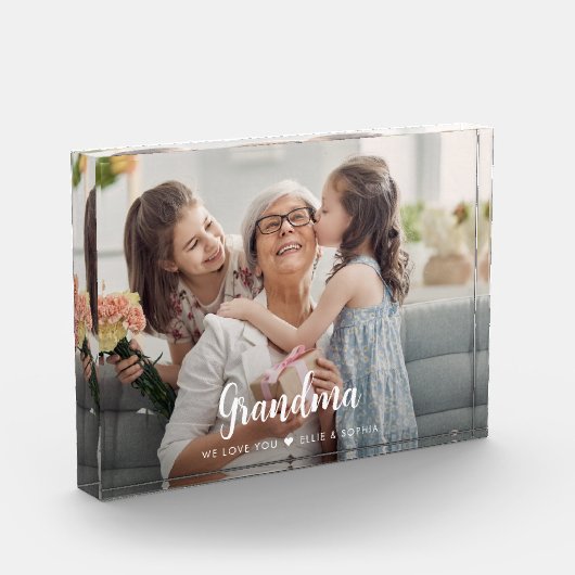 おばあちゃん素晴らしの台本を愛モダンする フォトブロック (左)