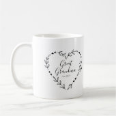 おばあちゃん素晴らしの年のベスト。 コーヒーマグカップ (左)