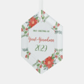 おばあちゃん素晴らしの第1回 ガラスオーナメント (正面左)