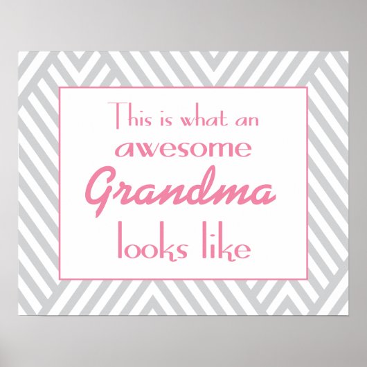 おばあちゃん素晴らしの見た目 ポスター (正面)