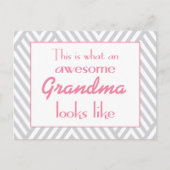 おばあちゃん素晴らしの見た目 ポストカード (正面)