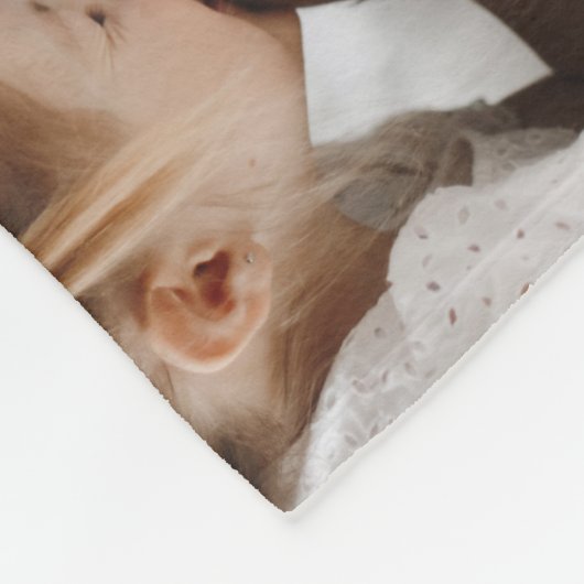 おばあちゃん素晴らしの8枚素晴らし写真に入れる フリースブランケット (角)