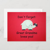 おばあちゃん素晴らしは君を愛してる! ポストカード (正面/裏面)