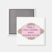 おばあちゃん素晴らしは毎日を特別にする マグネット (正面/裏面)