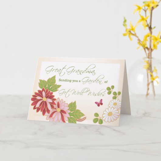 おばあちゃん素晴らしよ素晴らしおばあちゃん元気に カード (黄色い花)