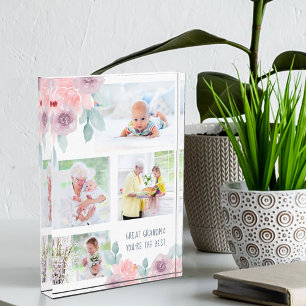 おばあちゃん素晴らしウォーターカラーフローラ4写真 フォトブロック