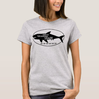 おばあちゃん素晴らしサメ Tシャツ