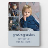 おばあちゃん素晴らしハートレタリング編集可能3写真 フォトプラーク (正面)
