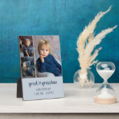 おばあちゃん素晴らしハートレタリング編集可能3写真 フォトプラーク (側面)