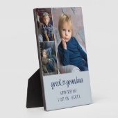 おばあちゃん素晴らしハートレタリング編集可能3写真 フォトプラーク (側面)