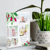 おばあちゃん素晴らしピンクローズバッド4写真 フォトブロック